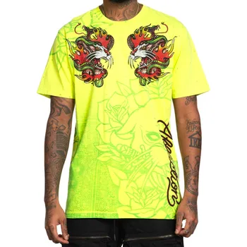 Pánské tričko tričko hardcore pánské - FIRE GUIDE - AFFLICTION - A26040-ONYP - M