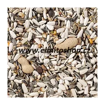 Krmivo pro ptáka DELI NATURE 60 Parrot 3kg (Směs zrnin pro papoušky s celými a loupanými arašídy)