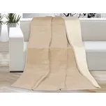 Deka KIRA PLUS tmavě - světle béžová 450g 200x230