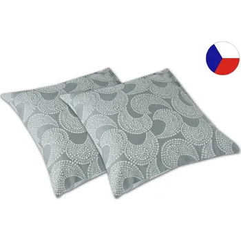 Dekorativní polštářek Damaškový dekorační polštářek 40x40 EXCELLENT GEON Aurea šedá DUO