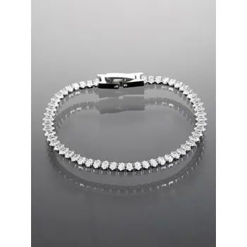 Náramek Prosperk Náramek z chirurgické oceli s krystalky S3598