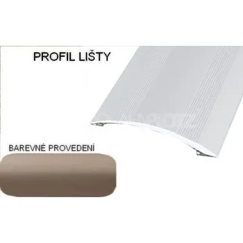 přechodová lišta A 48 PŘECHODOVÉ LIŠTY - SAMOLEPÍCÍ, šíře 41 mm Barva: Světlá bronz, Zvolte délku: 200 cm