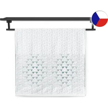 Ručník Luxusní froté ručník 50x100 TERRY TRIANGL 500g bílo/mintová