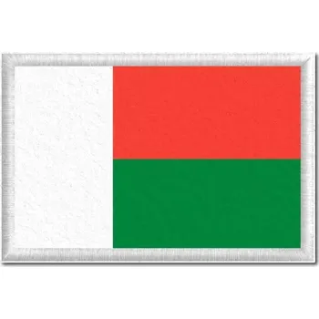 Vlajka Pelisport Madagaskarská vlajka tištěná nášivka 6 x 4 cm