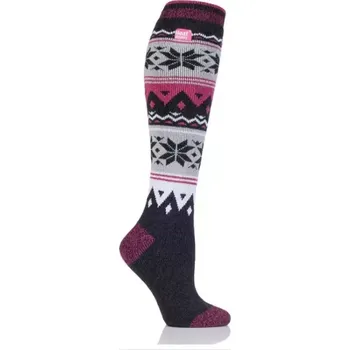 Jezdecké oblečení HEAT HOLDERS Lite medium podkolenky dámské PRUHY