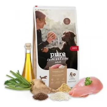 Krmivo pro psa Mera Pure Sensitive krocan a rýže Výhodné balení 2x12,5 kg