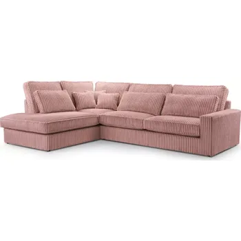 Sedací souprava Rohová sedací souprava LINCOLN LUX, levá, růžová (Tilia 62)