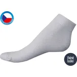 Bambusové kotníkové ponožky 45-47 šedá