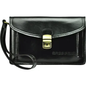 Černá hladká kožená pánská etue Gregorio no. 212