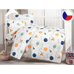 Dětské povlečení do postýlky bavlna Vesmír 45x60, 90x135