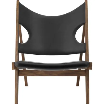 Křeslo AUDO (MENU) Křeslo Knitting, Leather, Walnut / Dakar 0842