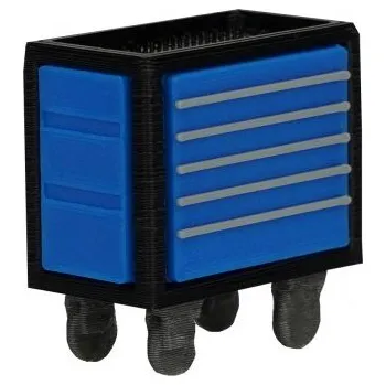 Vozík na nářadí Modrá 1:24