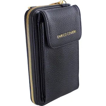 Peněženka Dámská peněženka Enrico Coveri černá (Peněženka přes rameno dámská)