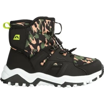 Chlapecká zimní obuv Dětské zimní boty ALPINE PRO OLMO 33 Černá, Zelená, Bílá