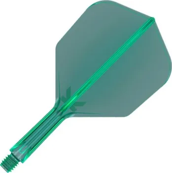 Příslušenství pro šipky Target - darts Letky K-Flex - No6 - Short - Green TRG410013