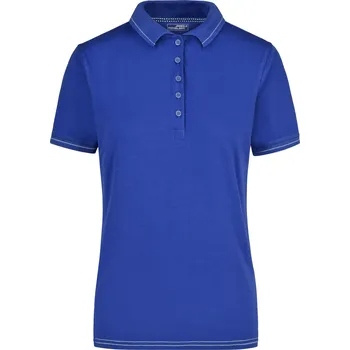 Dámské tričko JAMES & NICHOLSON Polokošile DAMIRA LADY 170g, různé barvy Velikost XXL royal