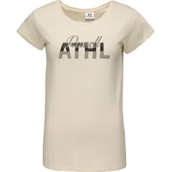 Dámské tričko Dámské tričko Russell Athletic SNOOK L Béžová, Černá