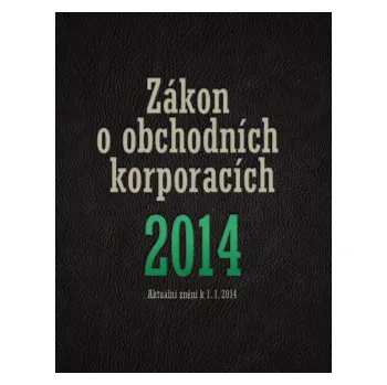 Zákon o obchodních korporacích 2014 elektronická kniha