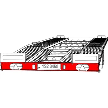 Příslušenství pro přívěs Nárazník zadní VAPP PAV 3,5/7.7/1.96 1960 mm