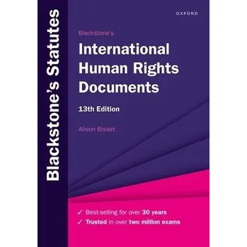 Cizojazyčná kniha Blackstone's International Human Rights Documents - Bisset, Alison (University of Reading, University of Reading, Associate Professor in International Human Rights Law)