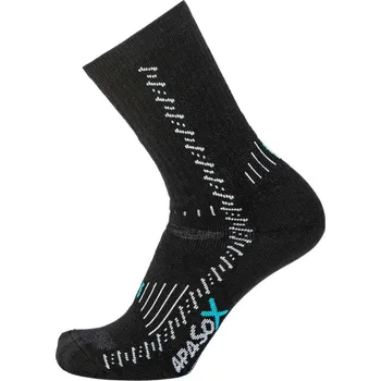 Pánské ponožky APASOX ELBRUS long černá 35-38