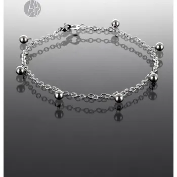Náramek Prosperk Dámský řetízek na nohu s kuličkami S4696