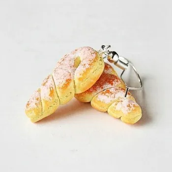 Náušnice CircusMind Sladké náušnice Fimo - skořicové copy S1314