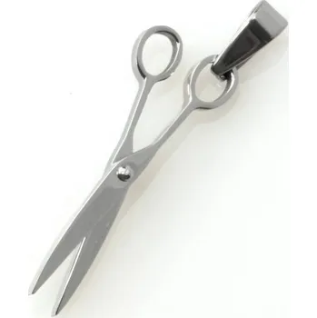 Přívěsek Prosperk Ocelový přívěsek nůžky kadeřnické S3068