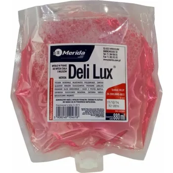 Mýdlo Pěnové mýdlo Merida DELI LUX 880 ml