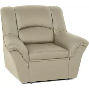 Křeslo Kožené křeslo Dubaj LUX, béžová (K-11)