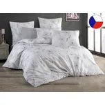 Krepové francouzské povlečení EXCLUSIVE Romance grey 2x 70x90, 220x200