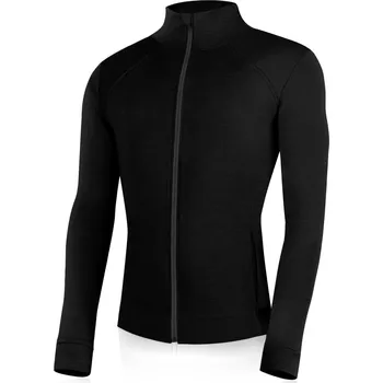 Pánská mikina SARMIN pánská merino mikina - Černá 9099 / XXL / Černá