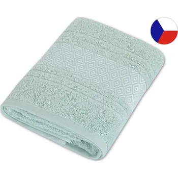 Luxusní froté osuška 70x140 Mozaika mint 550g