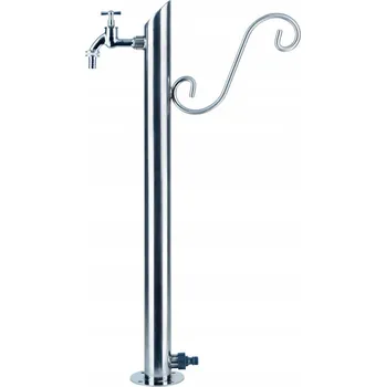 Zahradní sprcha OHENVZAHRADE.CZ Zahradní sloupek na vodu 70 cm se spodní přípojkou - dvanáctka