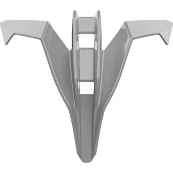 Helma na motorku Kryt bradové ventilace pro přilbu TWIST 3, AIROH (šedý lesklý)