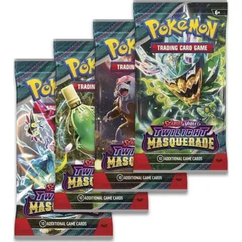 Sběratelská karetní hra Pokémon Scarlet and Violet SV06 Twilight Masquerade Booster mix motivů 10 karet