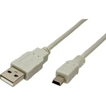 Datový kabel USB 2.0 kabel USB A(M) - miniUSB 5pin B(M), 1,8m