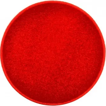 Koberec Kusový koberec ETON jasně červená kruh Rozměr: 57x57 cm
