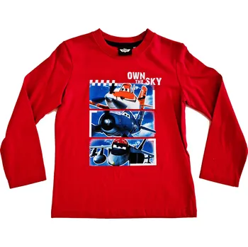 Tričko Letadlo červené, vel.116