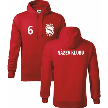 ON-DESIGN Klubová mikina Velikost: XL, Barva: červená