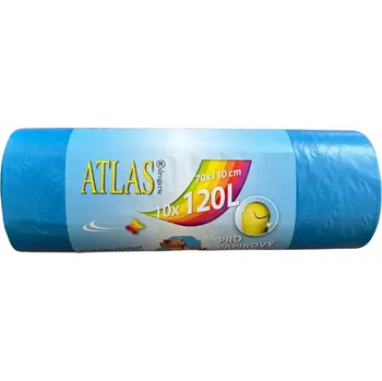 Pytle na odpadky Pytle na odpad papír 2919 120 l modré, 70 x 110 cm