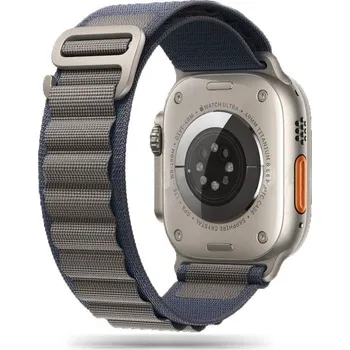 Řemínek na hodinky ŘEMÍNEK DOOP ALPINE EVEREST APPLE WATCH 6 / 7 / 8 / 9 / 10 / SE / ULTRA 1 / 2 (44 / 45 / 46 / 49 MM) NAVY / GREY