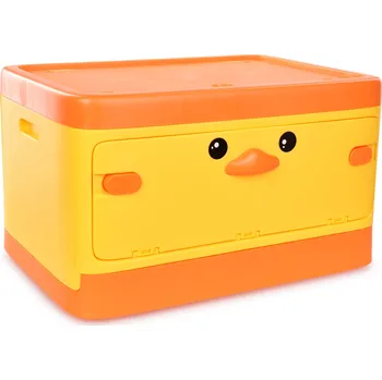 Úložný box KAČENKA | Úložný box s víkem | dětský box na hračky, oblečení a poklady | 50×35×30 cm Dedra