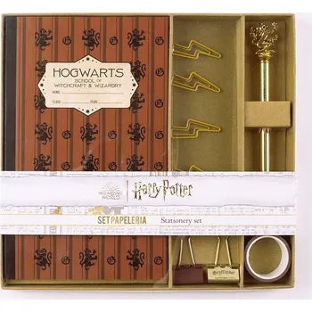 Kosmetická sada CERDA Dárková psací souprava deník zápisník HARRY POTTER luxusní