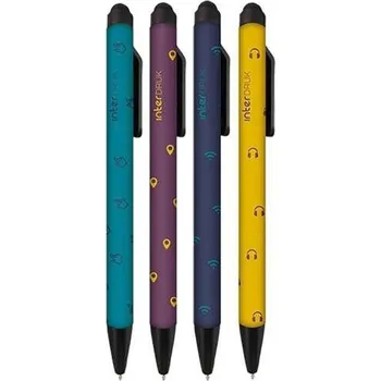 Set školních potřeb Długopis żelowo-olejowy 0.5 Icon nieb. (24szt)