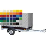 Plachta s konstrukcí UNI/PROFI/LPV 6, podchozí výška 150cm volitelná barva + přísl.