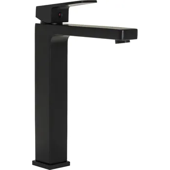 Vodovodní baterie Erga Sara, vysoká umyvadlová baterie h-290, černá matná, ERG-YKA-BU.SARA36-BLK