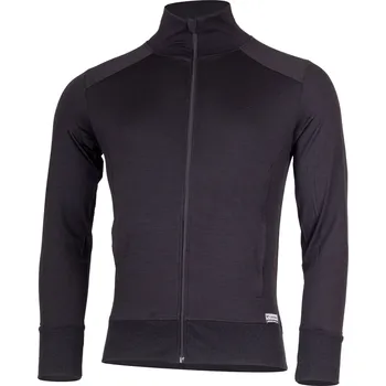 Pánská mikina LARMIN pánská merino mikina - Černá 9099 / XL / Černá