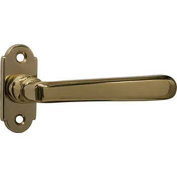 Okenní klika Okenní kování COBRA ALT-WIEN - půloliva velká (OLV - mosaz leštěná), F1, HO půloliva, COBRA OLV (mosaz leštěná, lesklá)