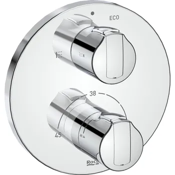 Vodovodní baterie Roca T-1000 vanová baterie pod omítku s termostatem chrom A5A0D09C00